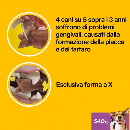 Pedigree Dentastix Fresh 140 Snack for Oral Hygiene (Small Dog 5-10 kg) 550 g 35 Pieces - 4 Packs of 35 (140 Total) Pedigree Dentastix Fresh 140 Snack for Oral Hygiene (Small Dog 5-10 kg) 550 g 35 Pieces - 4 Packs of 35 (140 Total)