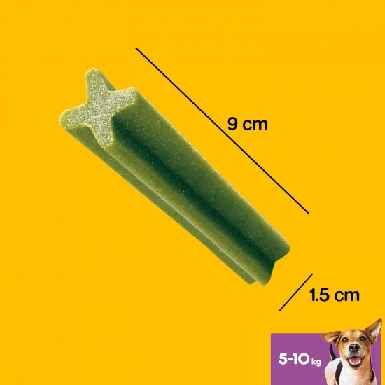 Pedigree Dentastix Fresh 140 Snack for Oral Hygiene (Small Dog 5-10 kg) 550 g 35 Pieces - 4 Packs of 35 (140 Total) Pedigree Dentastix Fresh 140 Snack for Oral Hygiene (Small Dog 5-10 kg) 550 g 35 Pieces - 4 Packs of 35 (140 Total)