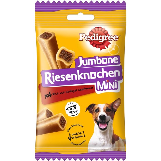 Pedigree Dog Treats, Giant Bone for Small, Medium or Large Dogs, Various Flavours. Pedigree Dog Treats, Giant Bone for Small, Medium or Large Dogs, Various Flavours.