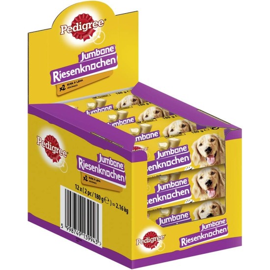Pedigree Dog Treats, Giant Bone for Small, Medium or Large Dogs, Various Flavours. Pedigree Dog Treats, Giant Bone for Small, Medium or Large Dogs, Various Flavours.