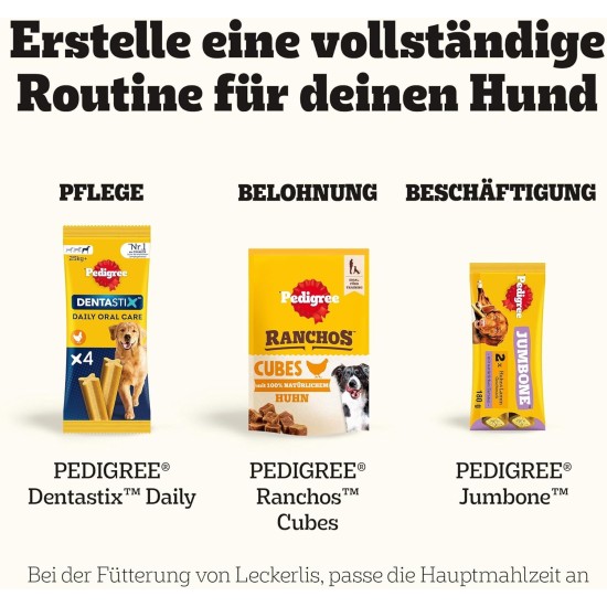 Pedigree Dog Treats, Giant Bone for Small, Medium or Large Dogs, Various Flavours. Pedigree Dog Treats, Giant Bone for Small, Medium or Large Dogs, Various Flavours.