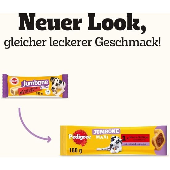 Pedigree Dog Treats, Giant Bone for Small, Medium or Large Dogs, Various Flavours. Pedigree Dog Treats, Giant Bone for Small, Medium or Large Dogs, Various Flavours.