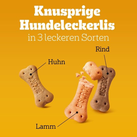 Pedigree Hundesnacks Biscrok Multi Mix, 6er Pack, 6x500g – Knusprige Leckerlis als Hundekeks in 3 Geschmacksrichtungen, ideal für das Training oder für zwischendurch Pedigree Hundesnacks Biscrok Multi Mix, 6er Pack, 6x500g – Knusprige Leckerlis als Hundekeks in 3 Geschmacksrichtungen, ideal für das Training oder für zwischendurch