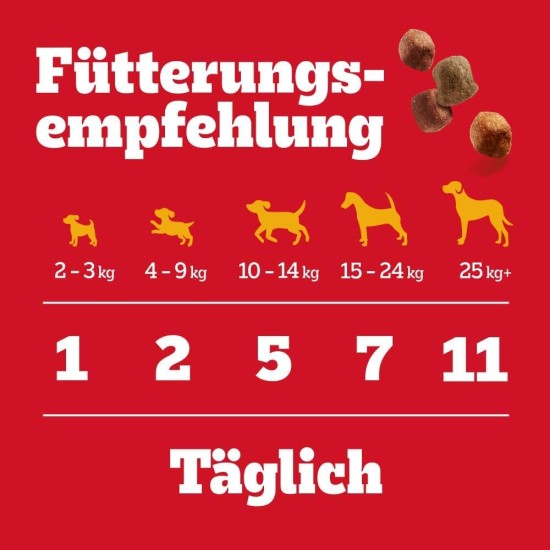 Pedigree Hundesnacks Leckerbissen Mini–Happen, 6er Pack, 6x140g – Hundekekse mit Rind– und Käsegeschmack, ideal für das Training oder für zwischendurch Pedigree Hundesnacks Leckerbissen Mini–Happen, 6er Pack, 6x140g – Hundekekse mit Rind– und Käsegeschmack, ideal für das Training oder für zwischendurch