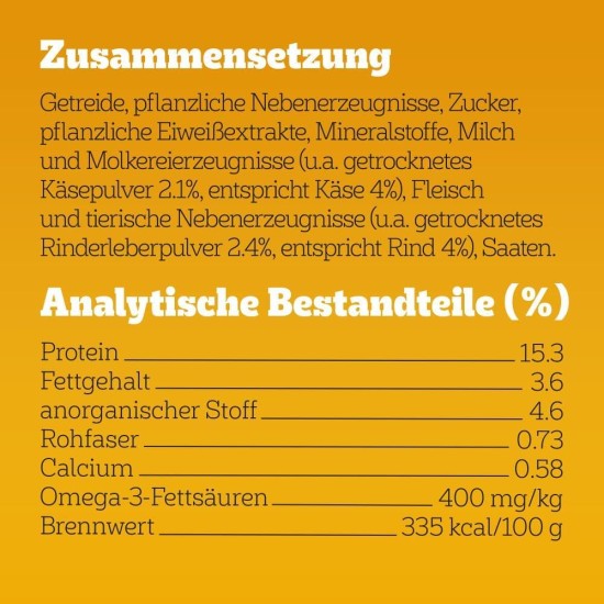 Pedigree Hundesnacks Leckerbissen Mini–Happen, 6er Pack, 6x140g – Hundekekse mit Rind– und Käsegeschmack, ideal für das Training oder für zwischendurch Pedigree Hundesnacks Leckerbissen Mini–Happen, 6er Pack, 6x140g – Hundekekse mit Rind– und Käsegeschmack, ideal für das Training oder für zwischendurch