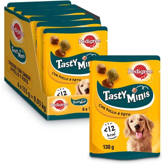 Pedigree Snack Delicious Mini to Educate Your Dog Flavour Chicken and Duck (6 x 130g Pack) Pedigree Snack Delicious Mini to Educate Your Dog Flavour Chicken and Duck (6 x 130g Pack)