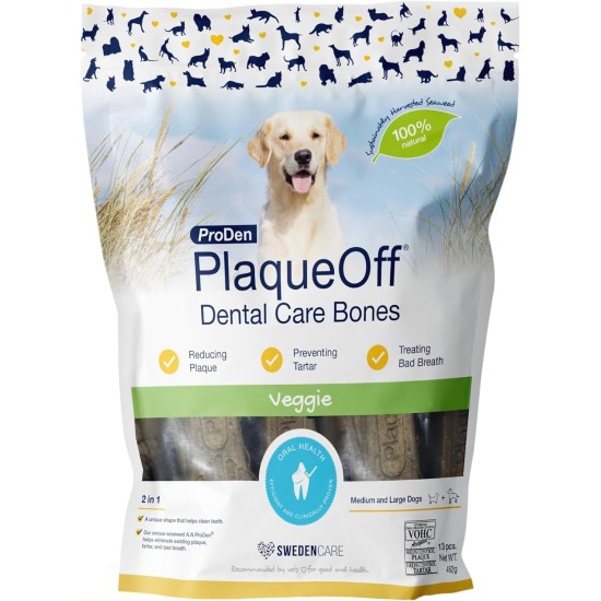 ProDen PlaqueOff 13 Dental Bones for Medium and Large Dogs - Removes Tartar, Improves Overall Oral Health (13, Chicken) ProDen PlaqueOff 13 Dental Bones for Medium and Large Dogs - Removes Tartar, Improves Overall Oral Health (13, Chicken)
