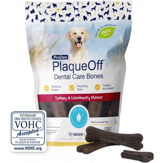 ProDen PlaqueOff 13 Dental Bones for Medium and Large Dogs - Removes Tartar, Improves Overall Oral Health (13, Chicken) ProDen PlaqueOff 13 Dental Bones for Medium and Large Dogs - Removes Tartar, Improves Overall Oral Health (13, Chicken)