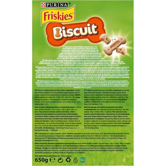 Purina Friskies Biscuit ORIGINAL Hundekekse 6 x 650g Purina Friskies Biscuit ORIGINAL Hundekekse 6 x 650g