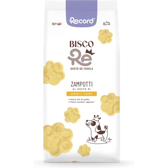 Record - BiscoRe Kekse für knusprige und natürliche Hunde. Snacks für gebackene Hunde, ohne Konservierungsstoffe oder Palmöl, leicht und verdaulich für einen gesunden und leckeren Snack | 1kg