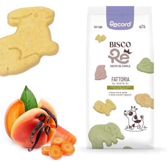 Record - BiscoRe Mixed Farm Biscuits for Dogs, 1 kg Format, Crispy and Natural Snacks, Baked, No Preservatives or Palm Oil, Lightweight, Digestible and Tasty Record - BiscoRe Mixed Farm Biscuits for Dogs, 1 kg Format, Crispy and Natural Snacks, Baked, No Preservatives or Palm Oil, Lightweight, Digestible and Tasty