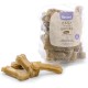 Record Dog Micro Bones Cowhide Chew Bones for Dogs Pack of 20 Heat Treated Plastic Size XS 8cm Long and 25g Weight for Small Dogs