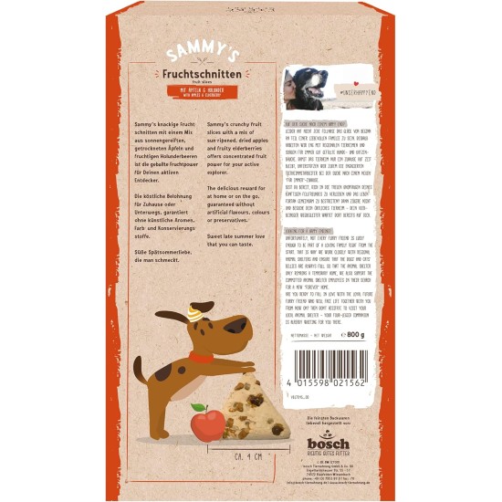 Sammy´s Herzensbrecher | Fein gebackene Snacks für Hunde | Mit Rote Bete & Löwenzahn | 1 x 800 g Sammy´s Herzensbrecher | Fein gebackene Snacks für Hunde | Mit Rote Bete & Löwenzahn | 1 x 800 g