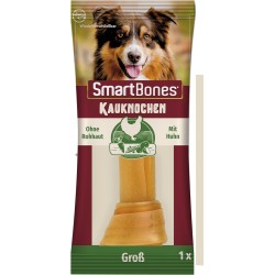 SmartBones Chew Bone Large - Chew Snack with Chicken for Large Dogs, Bones with Soft Texture, No Raw Skin, 1 Piece SmartBones Chew Bone Large - Chew Snack with Chicken for Large Dogs, Bones with Soft Texture, No Raw Skin, 1 Piece
