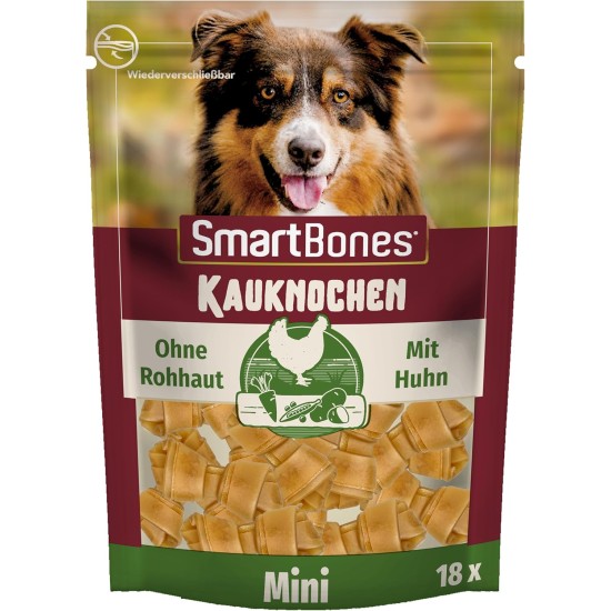 SmartBones Chew Bone Large - Chew Snack with Chicken for Large Dogs, Bones with Soft Texture, No Raw Skin, 1 Piece SmartBones Chew Bone Large - Chew Snack with Chicken for Large Dogs, Bones with Soft Texture, No Raw Skin, 1 Piece