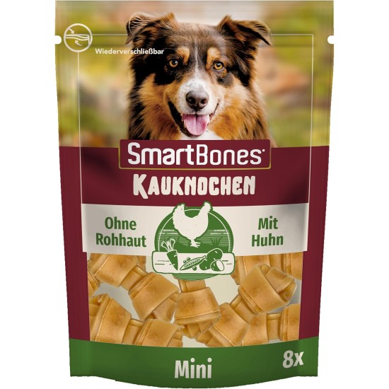 SmartBones Chew Bone Large - Chew Snack with Chicken for Large Dogs, Bones with Soft Texture, No Raw Skin, 1 Piece SmartBones Chew Bone Large - Chew Snack with Chicken for Large Dogs, Bones with Soft Texture, No Raw Skin, 1 Piece