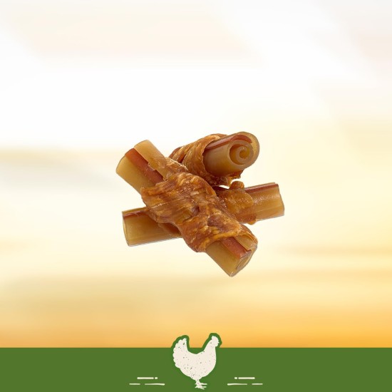 SmartBones Chicken Wrapped Sticks Medium - Hundesnack mit Huhn für mittelgroße Hunde, Kaustangen mit weicher Textur, ohne Rohhaut, 5 Stück SmartBones Chicken Wrapped Sticks Medium - Hundesnack mit Huhn für mittelgroße Hunde, Kaustangen mit weicher Textur, ohne Rohhaut, 5 Stück
