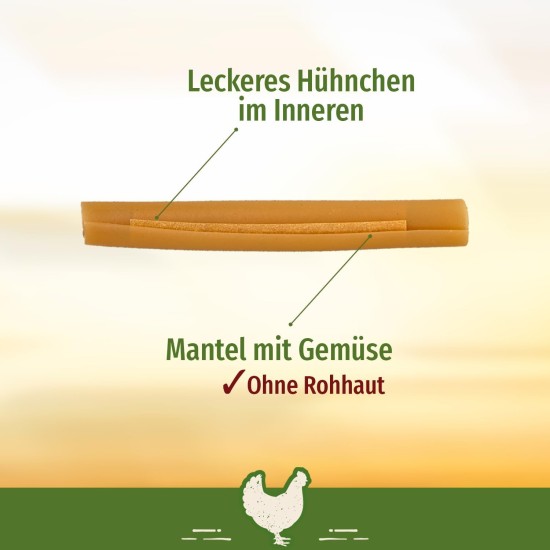 SmartBones Chicken Wrapped Sticks Medium - Hundesnack mit Huhn für mittelgroße Hunde, Kaustangen mit weicher Textur, ohne Rohhaut, 5 Stück SmartBones Chicken Wrapped Sticks Medium - Hundesnack mit Huhn für mittelgroße Hunde, Kaustangen mit weicher Textur, ohne Rohhaut, 5 Stück