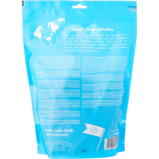 SnackOMio – Premium Hundesnack – Exzellente Rinderstrossen, getreidefrei, 1er Pack (1 x 350g) SnackOMio – Premium Hundesnack – Exzellente Rinderstrossen, getreidefrei, 1er Pack (1 x 350g)