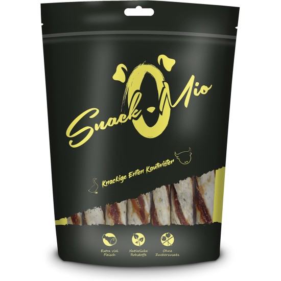 SnackOMio – Premium Hundesnack – Knusprige Kaustange an Hühnerbrustfilet, getreidefrei, 1er Pack (1 x 200g) SnackOMio – Premium Hundesnack – Knusprige Kaustange an Hühnerbrustfilet, getreidefrei, 1er Pack (1 x 200g)