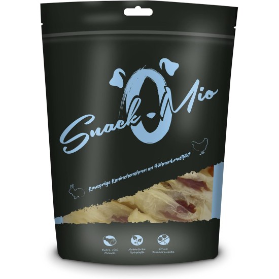 SnackOMio – Premium Hundesnack – Knusprige Kaustange an Hühnerbrustfilet, getreidefrei, 1er Pack (1 x 200g) SnackOMio – Premium Hundesnack – Knusprige Kaustange an Hühnerbrustfilet, getreidefrei, 1er Pack (1 x 200g)