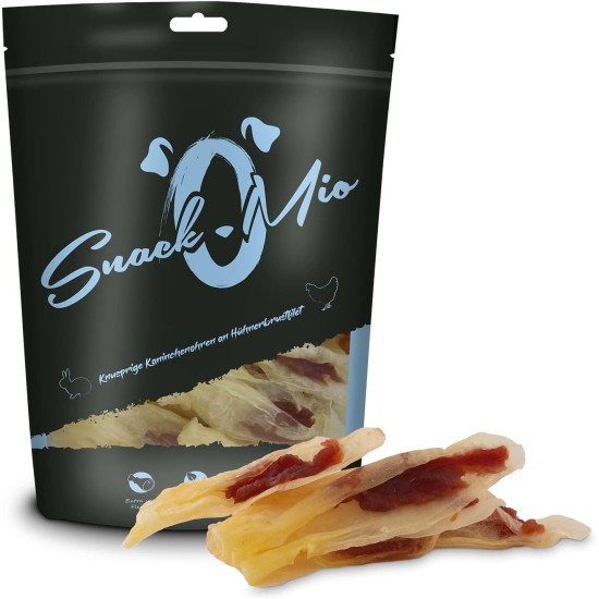 SnackOMio – Premium Hundesnack – Knusprige Kaustange an Hühnerbrustfilet, getreidefrei, 1er Pack (1 x 200g) SnackOMio – Premium Hundesnack – Knusprige Kaustange an Hühnerbrustfilet, getreidefrei, 1er Pack (1 x 200g)