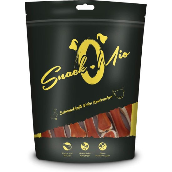 SnackOMio – Premium Hundesnack – Knusprige Kaustange an Hühnerbrustfilet, getreidefrei, 1er Pack (1 x 200g) SnackOMio – Premium Hundesnack – Knusprige Kaustange an Hühnerbrustfilet, getreidefrei, 1er Pack (1 x 200g)