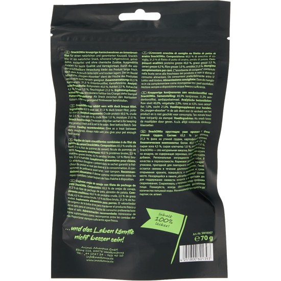 SnackOMio – Premium Hundesnack – Knusprige Kaustange an Hühnerbrustfilet, getreidefrei, 1er Pack (1 x 200g) SnackOMio – Premium Hundesnack – Knusprige Kaustange an Hühnerbrustfilet, getreidefrei, 1er Pack (1 x 200g)