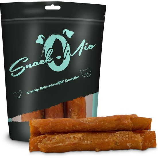 SnackOMio – Premium Hundesnack – Knusprige Kaustange an Hühnerbrustfilet, getreidefrei, 1er Pack (1 x 200g) SnackOMio – Premium Hundesnack – Knusprige Kaustange an Hühnerbrustfilet, getreidefrei, 1er Pack (1 x 200g)