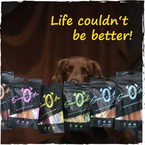SnackOMio – Premium Hundesnack – Knusprige Kaustange an Hühnerbrustfilet, getreidefrei, 1er Pack (1 x 200g) SnackOMio – Premium Hundesnack – Knusprige Kaustange an Hühnerbrustfilet, getreidefrei, 1er Pack (1 x 200g)