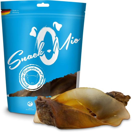 SnackOMio – Premium Hundesnack – vortreffliche Rinderlunge, getreidefrei, 1er Pack (1 x 500g) SnackOMio – Premium Hundesnack – vortreffliche Rinderlunge, getreidefrei, 1er Pack (1 x 500g)