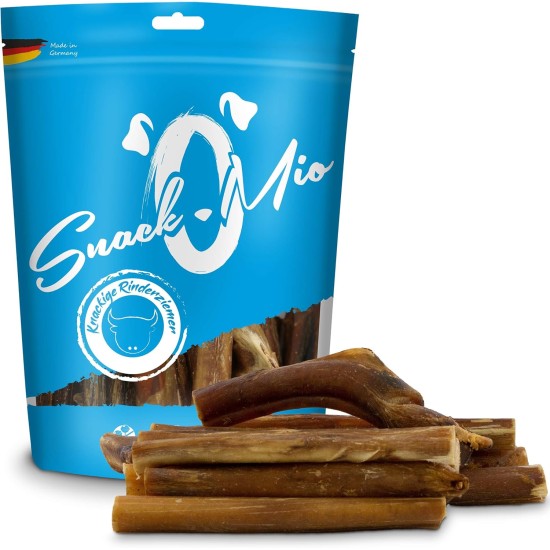 SnackOMio – Premium Hundesnack – vortreffliche Rinderlunge, getreidefrei, 1er Pack (1 x 500g) SnackOMio – Premium Hundesnack – vortreffliche Rinderlunge, getreidefrei, 1er Pack (1 x 500g)