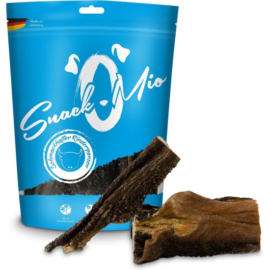 SnackOMio – Premium Hundesnack – vortreffliche Rinderlunge, getreidefrei, 1er Pack (1 x 500g) SnackOMio – Premium Hundesnack – vortreffliche Rinderlunge, getreidefrei, 1er Pack (1 x 500g)
