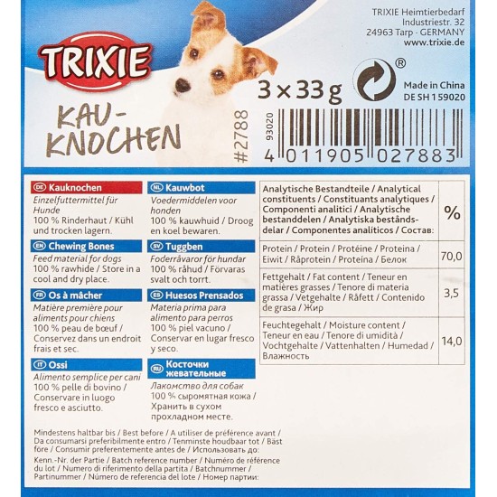 Trixie 2787 Chew Bone Pressed 8 cm 5 × 15 g Trixie 2787 Chew Bone Pressed 8 cm 5 × 15 g