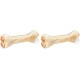 Trixie Two Chewing Bones with Salami Taste for Dogs, 70 g, Pack of 10, Total of 20 Bones Trixie Two Chewing Bones with Salami Taste for Dogs, 70 g, Pack of 10, Total of 20 Bones