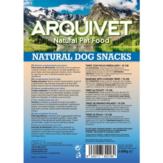 Twist Rolled Chicken 13cm (Bulk - 3kg) - Natural Snacks for Dogs Twist Rolled Chicken 13cm (Bulk - 3kg) - Natural Snacks for Dogs