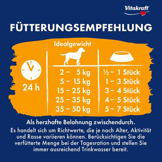 Vitakraft Beef Burger, Dog Treats, for in Between and on the Go, No Added Sugar (1 x 27 g) Vitakraft Beef Burger, Dog Treats, for in Between and on the Go, No Added Sugar (1 x 27 g)