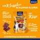 Vitakraft Beef Stick Quadros Dog Snack, Meaty Morsels, 70 g, Cheese Vitakraft Beef Stick Quadros Dog Snack, Meaty Morsels, 70 g, Cheese