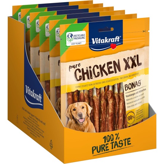 Vitakraft Pure Duck XXL Filet, Hundeleckerli, Entenbrustfiletstreifen, Hunde Trainingsleckerli, ohne Zusatz von Zucker (6x 250g) Vitakraft Pure Duck XXL Filet, Hundeleckerli, Entenbrustfiletstreifen, Hunde Trainingsleckerli, ohne Zusatz von Zucker (6x 250g)