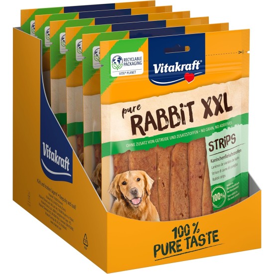 Vitakraft Pure Duck XXL Filet, Hundeleckerli, Entenbrustfiletstreifen, Hunde Trainingsleckerli, ohne Zusatz von Zucker (6x 250g) Vitakraft Pure Duck XXL Filet, Hundeleckerli, Entenbrustfiletstreifen, Hunde Trainingsleckerli, ohne Zusatz von Zucker (6x 250g)