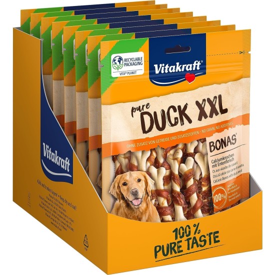 Vitakraft Pure Duck XXL Filet, Hundeleckerli, Entenbrustfiletstreifen, Hunde Trainingsleckerli, ohne Zusatz von Zucker (6x 250g) Vitakraft Pure Duck XXL Filet, Hundeleckerli, Entenbrustfiletstreifen, Hunde Trainingsleckerli, ohne Zusatz von Zucker (6x 250g)
