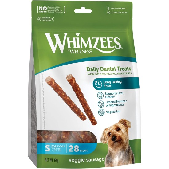 WHIMZEES by Wellness Medium 14 Pack Softer Chew Sticks for Medium Dogs for Dental Care, Gentle Care, Suitable for Aging Dogs, No Added Sugar, Grain Free WHIMZEES by Wellness Medium 14 Pack Softer Chew Sticks for Medium Dogs for Dental Care, Gentle Care, Suitable for Aging Dogs, No Added Sugar, Grain Free