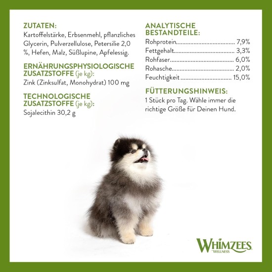 WHIMZEES by Wellness Medium 14 Pack Softer Chew Sticks for Medium Dogs for Dental Care, Gentle Care, Suitable for Aging Dogs, No Added Sugar, Grain Free WHIMZEES by Wellness Medium 14 Pack Softer Chew Sticks for Medium Dogs for Dental Care, Gentle Care, Suitable for Aging Dogs, No Added Sugar, Grain Free