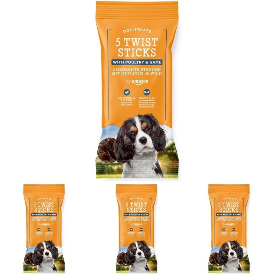 by Amazon Dog Treats Flat Strips with Chicken, 200 g by Amazon Dog Treats Flat Strips with Chicken, 200 g