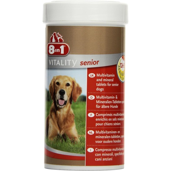 8-in-1 Multivitamin Tablets, Dietary Supplement (Different Compositions for Puppies, Adult Dogs and Seniors), Senior 8-in-1 Multivitamin Tablets, Dietary Supplement (Different Compositions for Puppies, Adult Dogs and Seniors), Senior