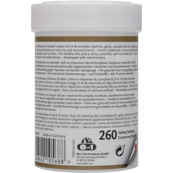 8in1 Brewers Yeast for Dogs, 185 ml 8in1 Brewers Yeast for Dogs, 185 ml