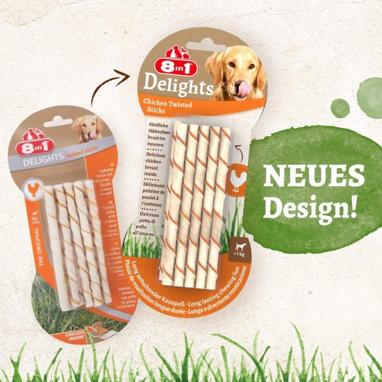 8in1 Delights Pro Dental Healthy Chew Bone Chew Sticks for Dogs for Dental Care Various Sizes: 8in1 Delights Pro Dental Healthy Chew Bone Chew Sticks for Dogs for Dental Care Various Sizes: