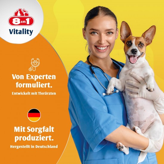8in1 Multivitamin Tablets Adult - for Dietary Supplement in Adult Dogs, 1 Tin (70 Tablets) 8in1 Multivitamin Tablets Adult - for Dietary Supplement in Adult Dogs, 1 Tin (70 Tablets)