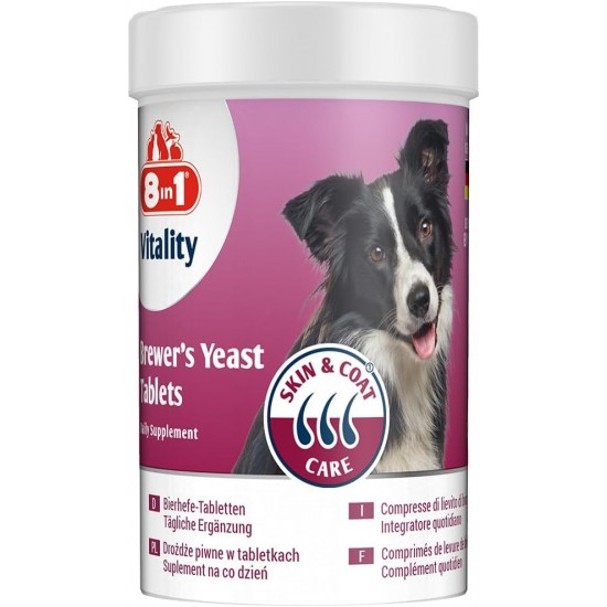 8in1 Vitality Brewer's Yeast Tablets for All Dogs 8in1 Vitality Brewer's Yeast Tablets for All Dogs