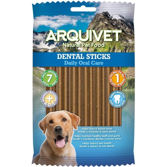 ARQUIVET Dental Sticks 7 Pack - Snacks for Dogs - Sweets, Treats, Awards, Rewards, Dog Snacks - Reduces Bad Breath ARQUIVET Dental Sticks 7 Pack - Snacks for Dogs - Sweets, Treats, Awards, Rewards, Dog Snacks - Reduces Bad Breath